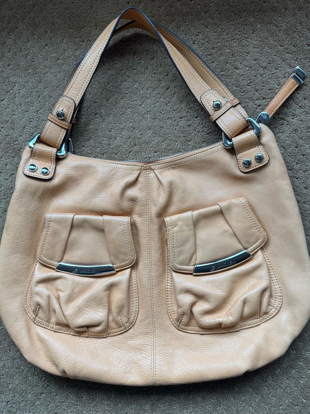 B. Makowsky hobo leather bag
